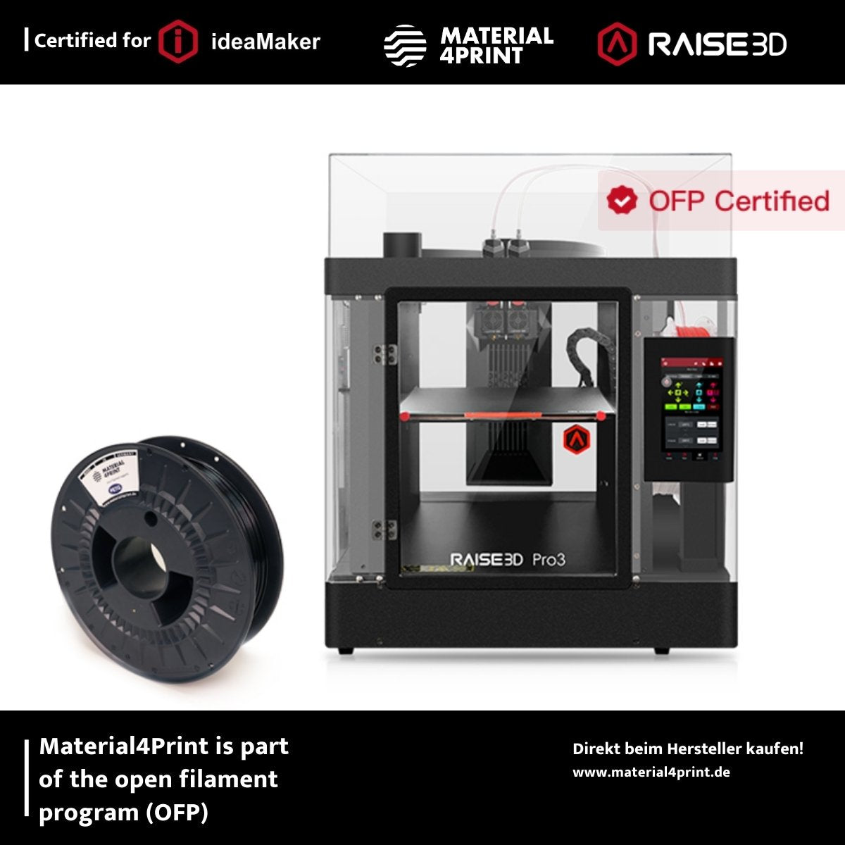 Druckprofile für Raise3D Pro3/E2